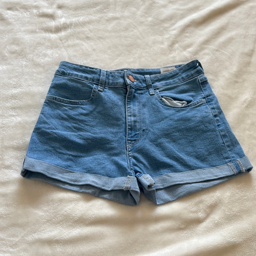 Classic Blue Denim Women's Shorts